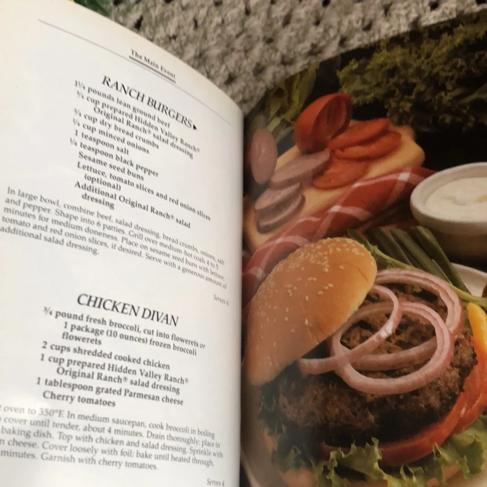 1992 Hidden Valley Ranch Easy Cooking Recipe Book